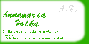 annamaria holka business card